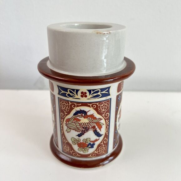 Vintage Colonial Candle Hurricane Lamp Candle Holder Home decor Made in Japan - Picture 5 of 8